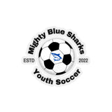 Mighty Blue Sharks Kiss-Cut Stickers