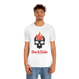 DarkSide - FlameSkull - Jersey Short Sleeve Tee (Mens)