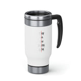 DarkSide - Play - Stainless Steel Travel Mug with Handle, 14oz (White)