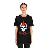 DarkSide - FlameSkull - Jersey Short Sleeve Tee (Mens)