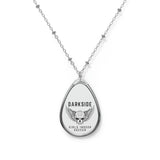 DarkSide - WingSkull - Oval Necklace