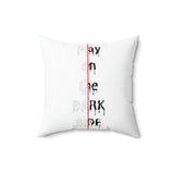 Darkside - Play - Spun Polyester Square Pillow (White)