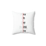 Darkside - Play - Spun Polyester Square Pillow (White)
