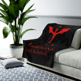Dragons - Velveteen Plush Blanket (Black)