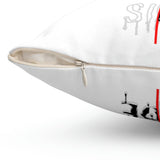 Darkside - Play - Spun Polyester Square Pillow (White)