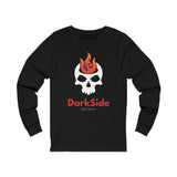 DarkSide - FlameSkull - Jersey Long Sleeve Tee (Mens)