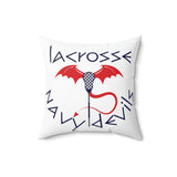 Navy Devils -  Spun Polyester Square Pillow (White)