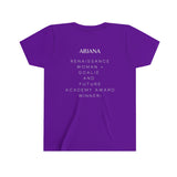 Soccer Queens - Youth Short Sleeve Tee (CUSTOM) - Ariana
