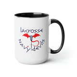 Navy Devils - Two-Tone Coffee Mugs, 15oz