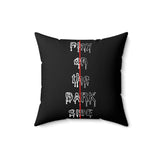 Darkside - Play - Spun Polyester Square Pillow(Black)