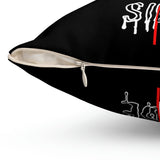 Darkside - Play - Spun Polyester Square Pillow(Black)