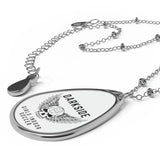 DarkSide - WingSkull - Oval Necklace