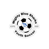 Mighty Blue Sharks Kiss-Cut Stickers