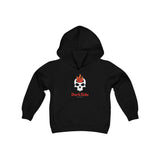 DarkSide - FlameSkull - Heavy Blend Hooded Sweatshirt (Youth)