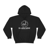 DarkSide -FlowerSkull  Hooded Sweatshirt (Mens)