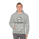 DarkSide -FlowerSkull  Hooded Sweatshirt (Mens)