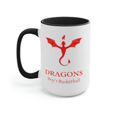 Dragons - Two-Tone Coffee Mugs, 15oz