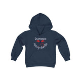 Navy Devils - Heavy Blend Hooded Sweatshirt (Youth)