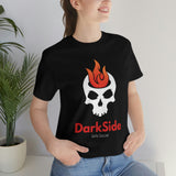 DarkSide - FlameSkull - Jersey Short Sleeve Tee (Mens)