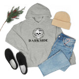 DarkSide -FlowerSkull  Hooded Sweatshirt (Mens)