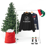 DarkSide -FlowerSkull  Hooded Sweatshirt (Mens)