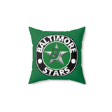 Baltimore Stars - Spun Polyester Square Pillow (White)