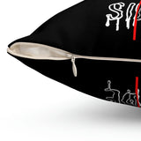 Darkside - Play - Spun Polyester Square Pillow(Black)