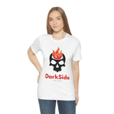DarkSide - FlameSkull - Jersey Short Sleeve Tee (Mens)