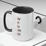 DarkSide - Play - Two-Tone Coffee Mugs, 15oz