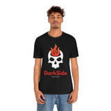 DarkSide - FlameSkull - Jersey Short Sleeve Tee (Mens)
