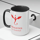Dragons - Two-Tone Coffee Mugs, 15oz