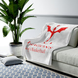 Dragons - Velveteen Plush Blanket (White)
