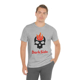 DarkSide - FlameSkull - Jersey Short Sleeve Tee (Mens)