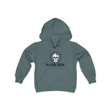 DarkSide - FlowerSkull - Heavy Blend Hooded Sweatshirt (Youth)