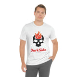 DarkSide - FlameSkull - Jersey Short Sleeve Tee (Mens)