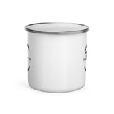 Velociraptors Enamel Mug 12oz (white)