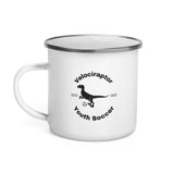 Velociraptors Enamel Mug 12oz (white)