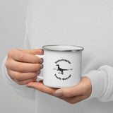 Velociraptors Enamel Mug 12oz (white)