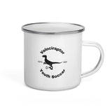 Velociraptors Enamel Mug 12oz (white)