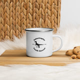 Velociraptors Enamel Mug 12oz (white)