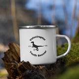 Velociraptors Enamel Mug 12oz (white)